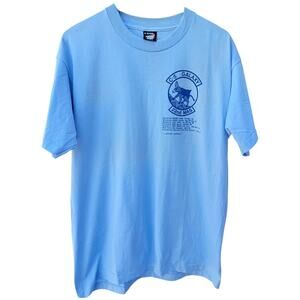 Screen Stars Best C-5 Galaxy T Shirt Mens XL Blue USA Made Vintage